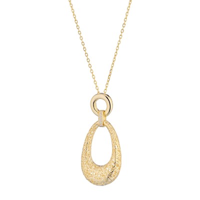 Collana goccia ovale...