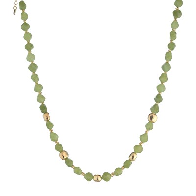 Collana giada prehnite -...