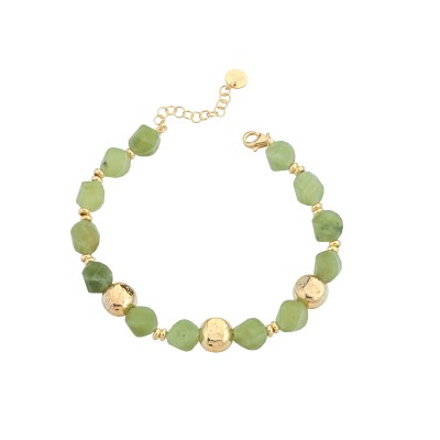 Bracciale giada prehnite -...