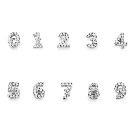 Numeri con zirconi  - Letters