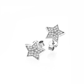 Orecchini stella pavè...