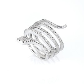 Anello serpente double...