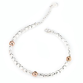 Bracciale dadini e sfere -...
